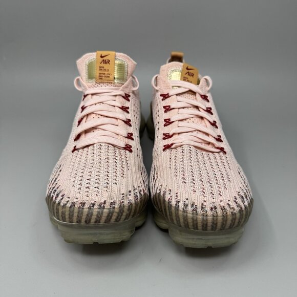 Nike Air VaporMax Flyknit 3 Womens Size 8 Pink Athletic Running Shoes Sneakers - Picture 4 of 9